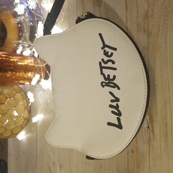 Betsey Johnson Leopard kitty cat wristlet clutch - Picture 3 of 8